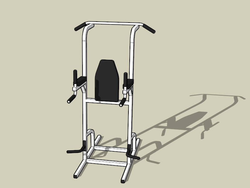 Leg Raise Dip Machine sketchup model preview - SketchupBox