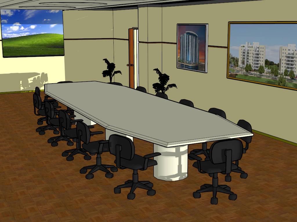 Conference Room Design Idea sketchup model preview - SketchupBox