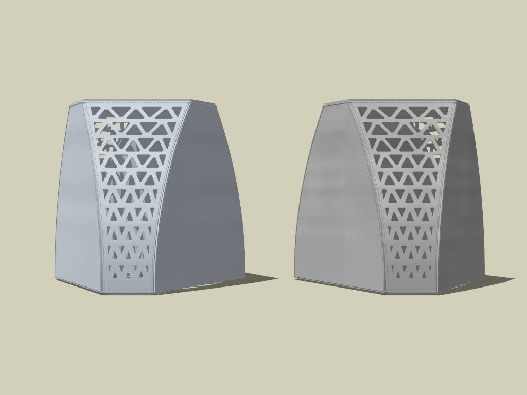 Lattice Stools sketchup model preview - SketchupBox