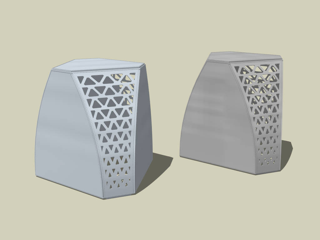 Lattice Stools sketchup model preview - SketchupBox