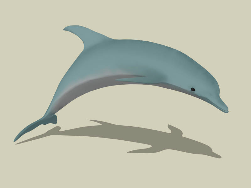 Blue Ocean Dolphin sketchup model preview - SketchupBox