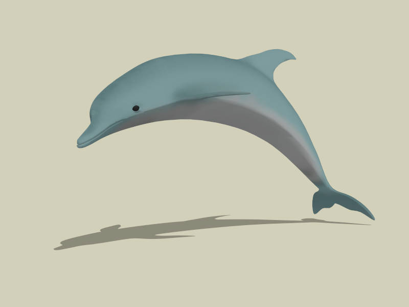 Blue Ocean Dolphin sketchup model preview - SketchupBox