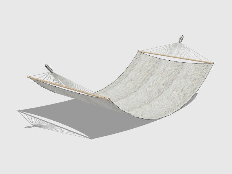 Outdoor Camping Hammock sketchup model preview - SketchupBox
