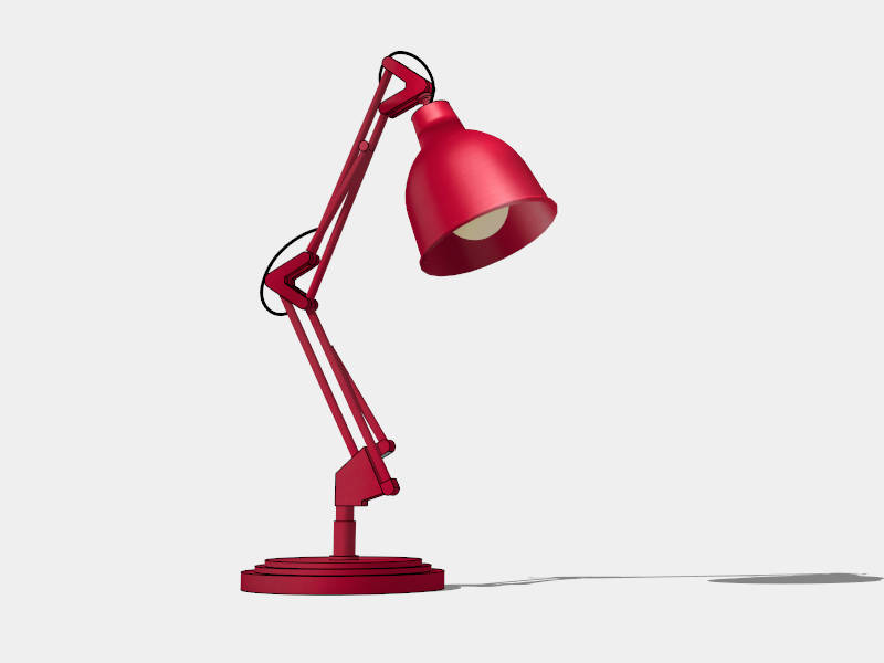 Architect Desk Lamp sketchup model preview - SketchupBox