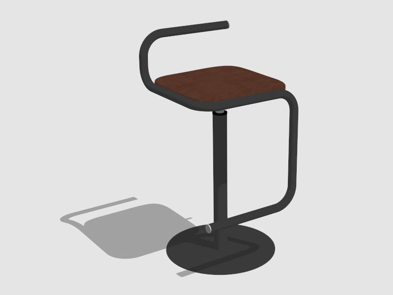 Unique Bar Stool sketchup model preview - SketchupBox