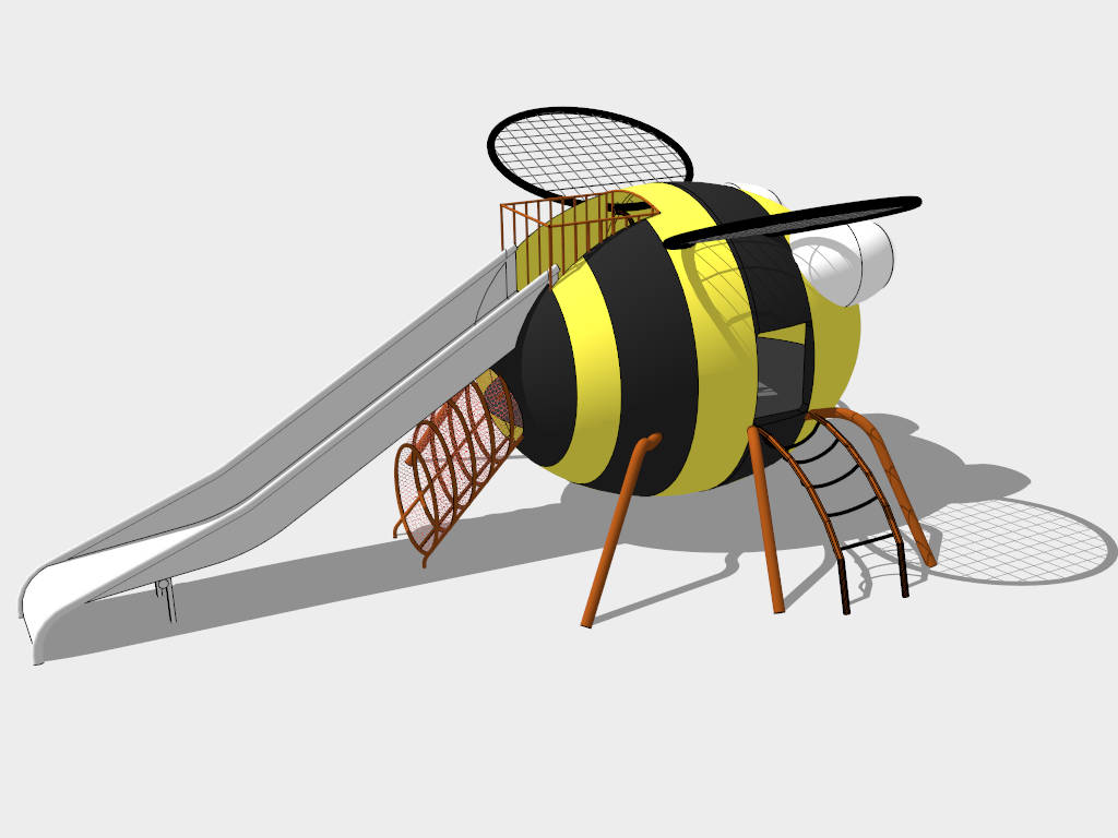 Outdoor Bee Slide sketchup model preview - SketchupBox