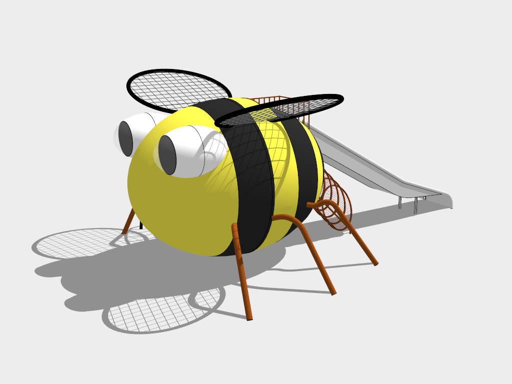 Outdoor Bee Slide sketchup model preview - SketchupBox