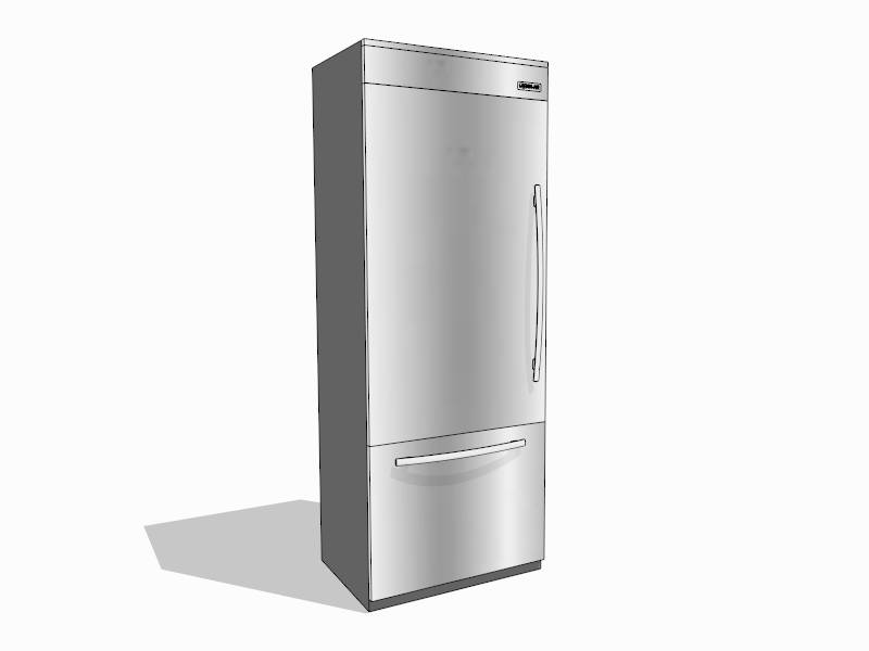 Jenn-Air Fridge sketchup model preview - SketchupBox