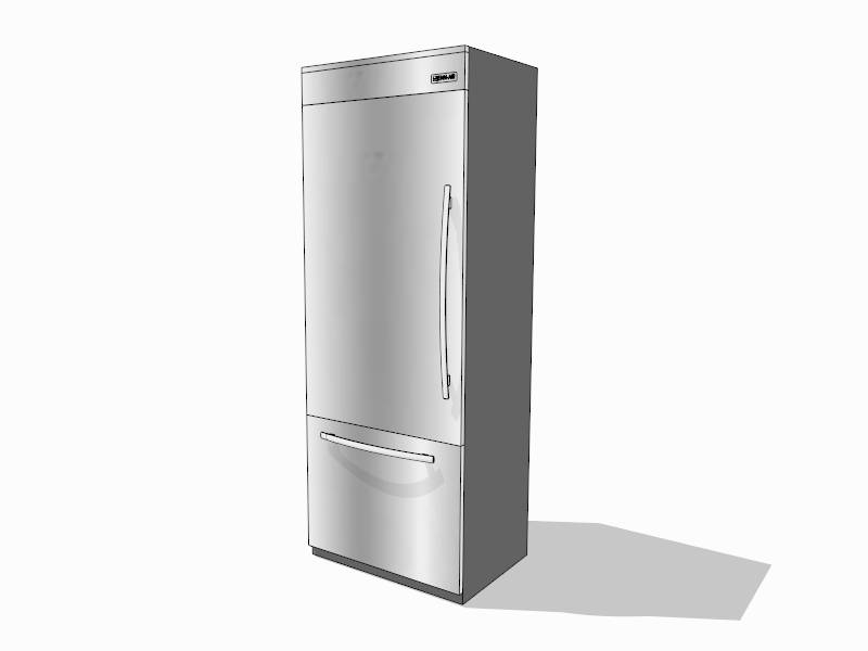 Jenn-Air Fridge sketchup model preview - SketchupBox