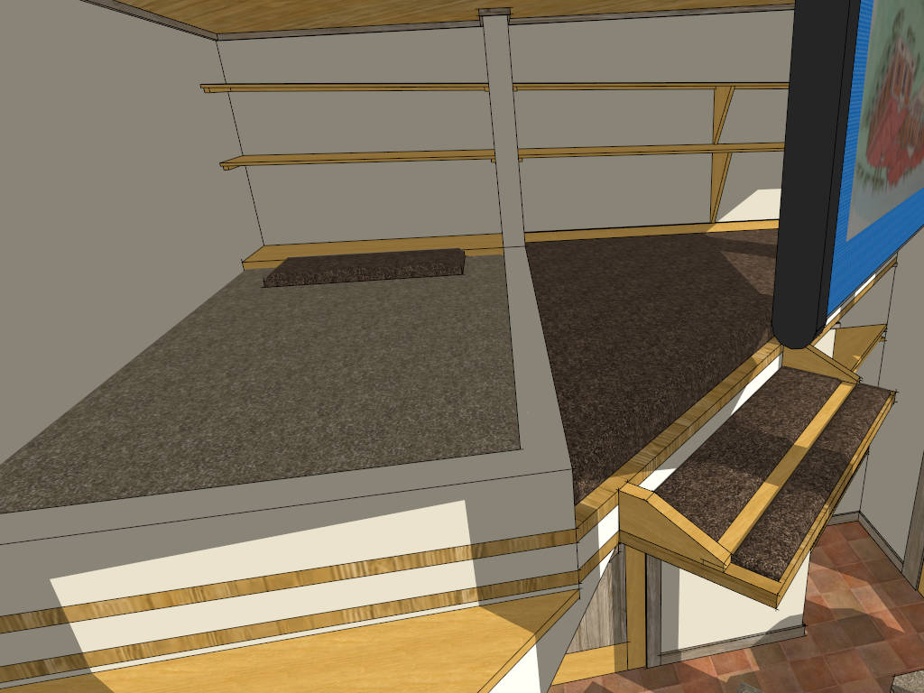 Very Small Cabin sketchup model preview - SketchupBox