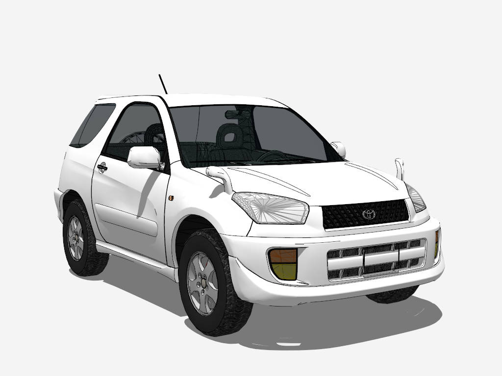 Toyota RAV4 Vehicle sketchup model preview - SketchupBox