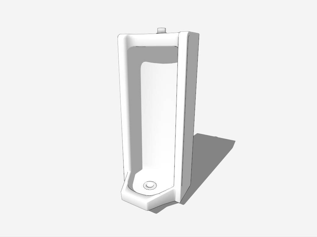 Floor Standing Urinal sketchup model preview - SketchupBox