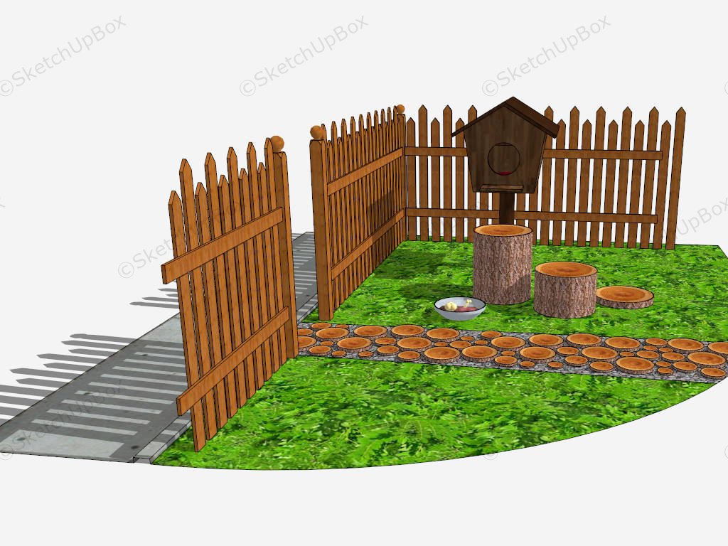 Backyard Dog House Idea sketchup model preview - SketchupBox