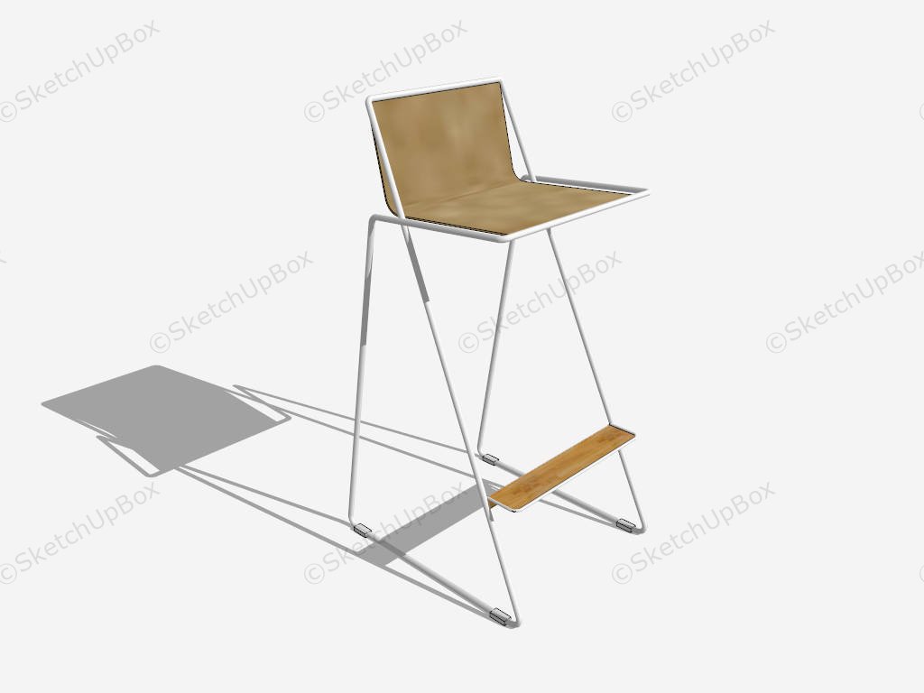 High Bar Chair sketchup model preview - SketchupBox