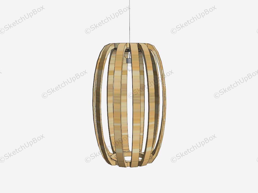 Gourd Shape Pendant Light sketchup model preview - SketchupBox