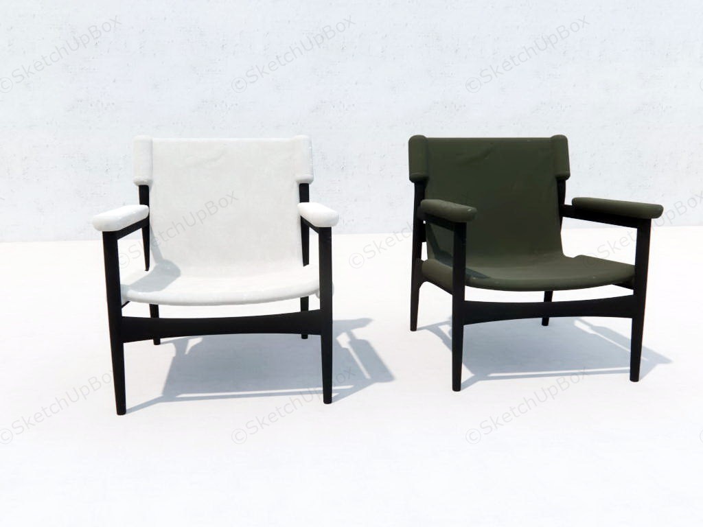 Modern Chieftains Chair Set sketchup model preview - SketchupBox