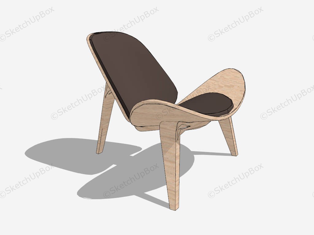 Wood Orange Slice Chair sketchup model preview - SketchupBox