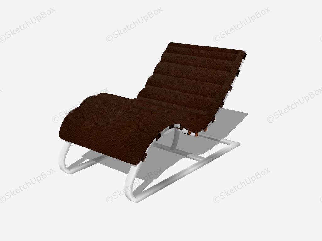 Modern Chaise Lounge sketchup model preview - SketchupBox