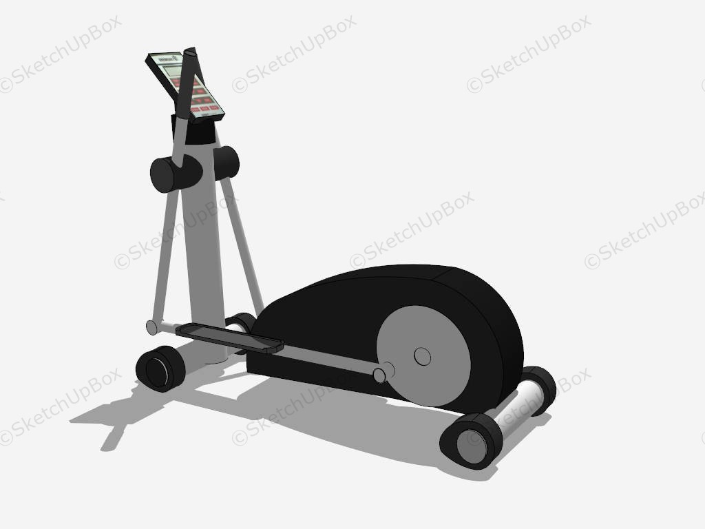 Elliptical Trainer Exercise Machine sketchup model preview - SketchupBox
