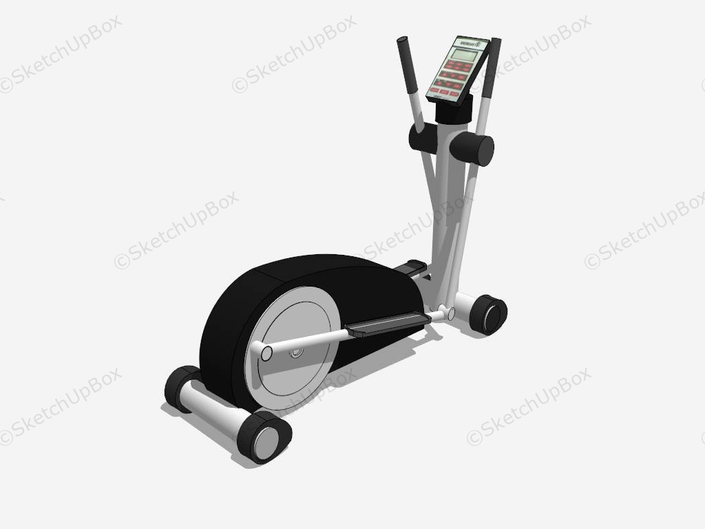 Elliptical Trainer Exercise Machine sketchup model preview - SketchupBox