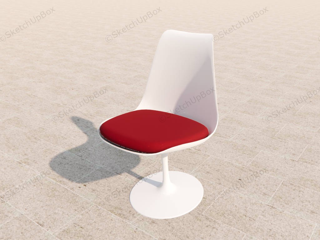 Tulip Dining Chair sketchup model preview - SketchupBox