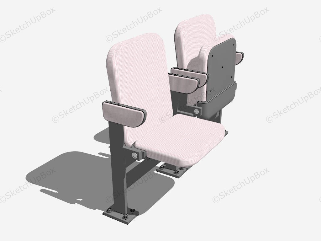 Movie Theater Chair sketchup model preview - SketchupBox