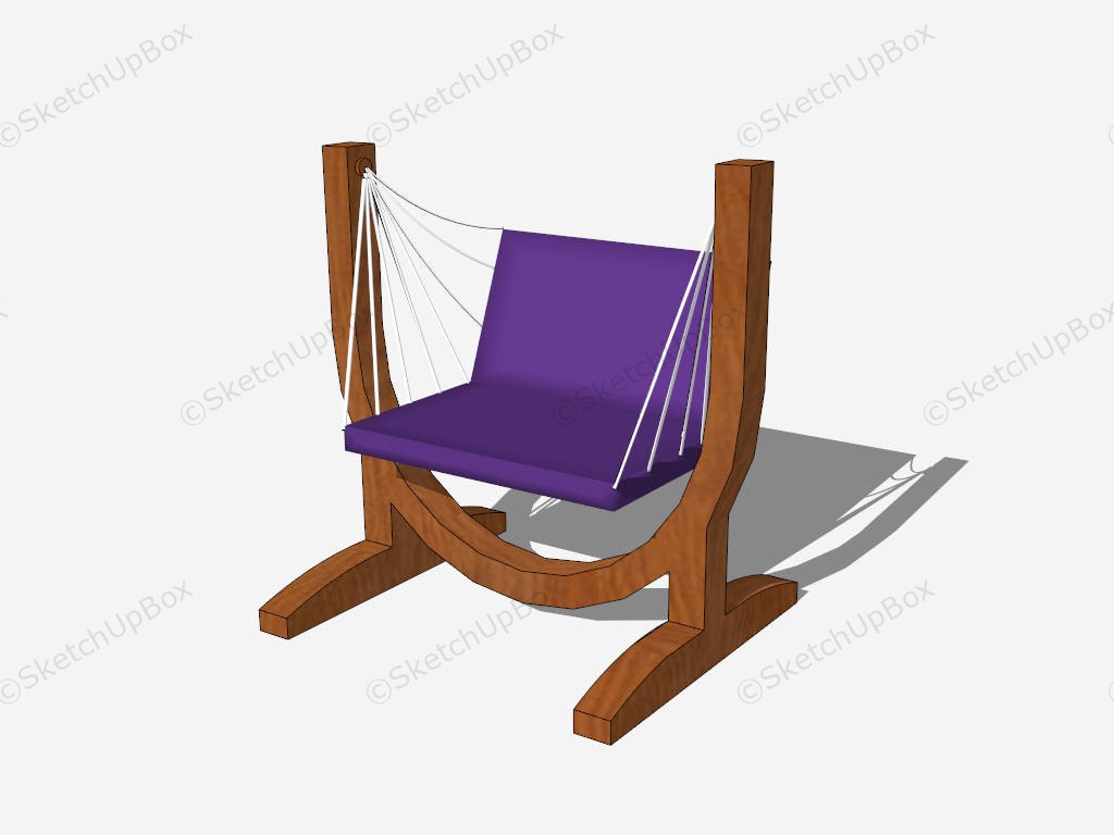 Porch Hammock Chair sketchup model preview - SketchupBox