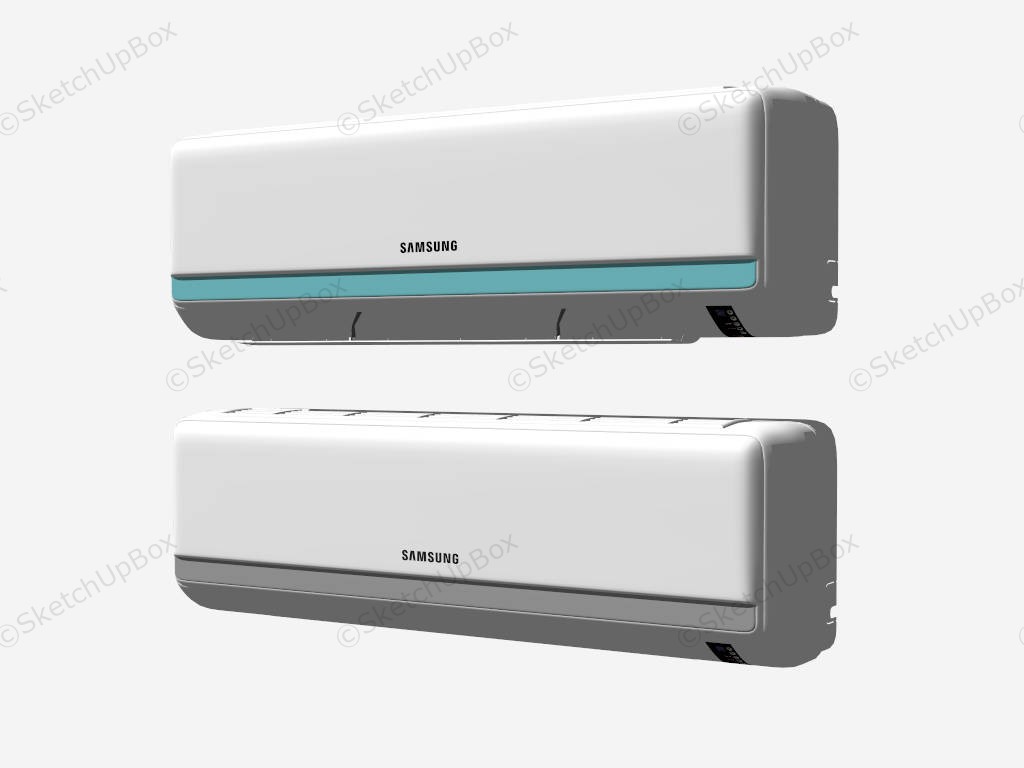 Samsung Air Conditioner Indoor Units sketchup model preview - SketchupBox