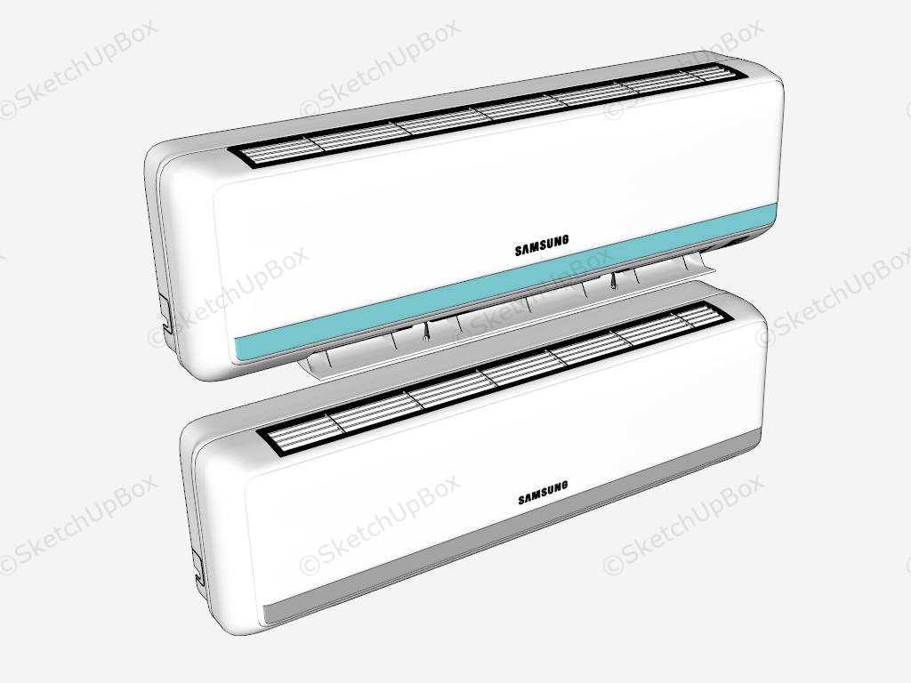 Samsung Air Conditioner Indoor Units sketchup model preview - SketchupBox