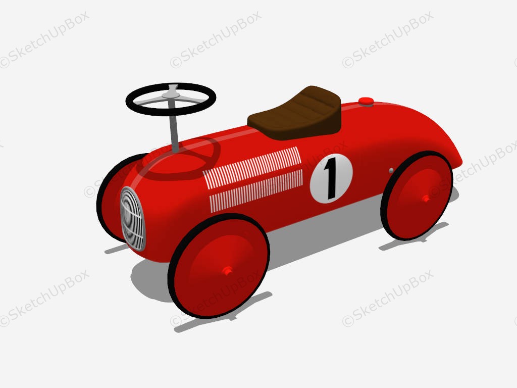 Ride On Car For Toddler sketchup model preview - SketchupBox