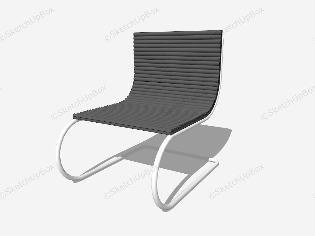 Cantilever Office Chair sketchup model preview - SketchupBox
