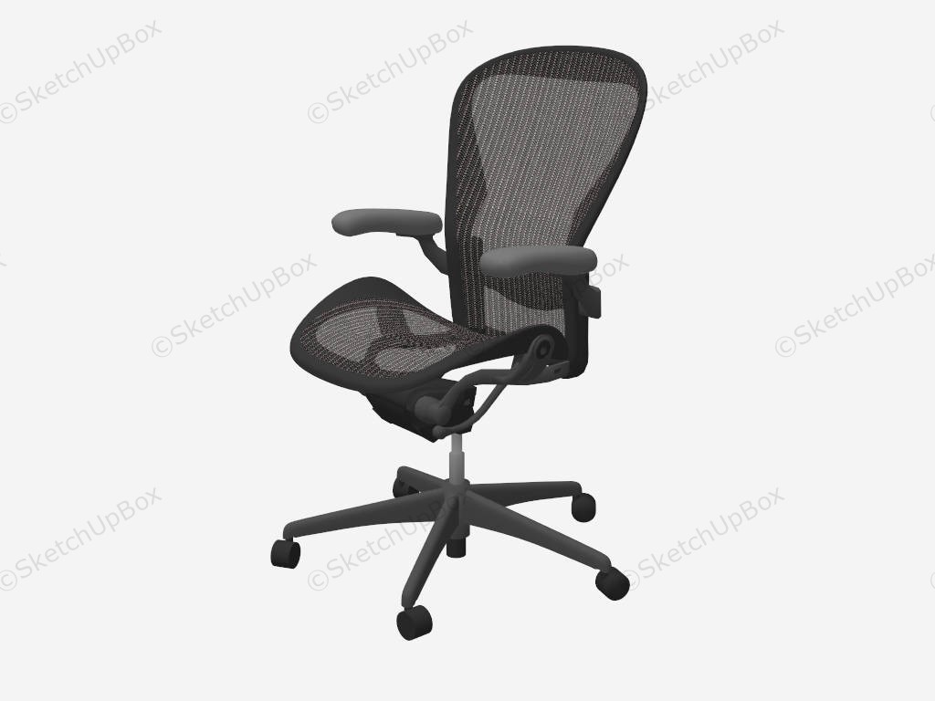 Full Mesh Chair sketchup model preview - SketchupBox