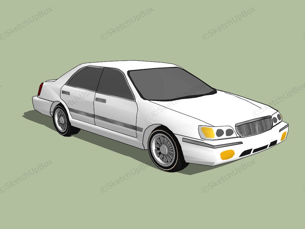 Hyundai Grandeur SketchUp 3D Model .skp File Download - SketchupBox