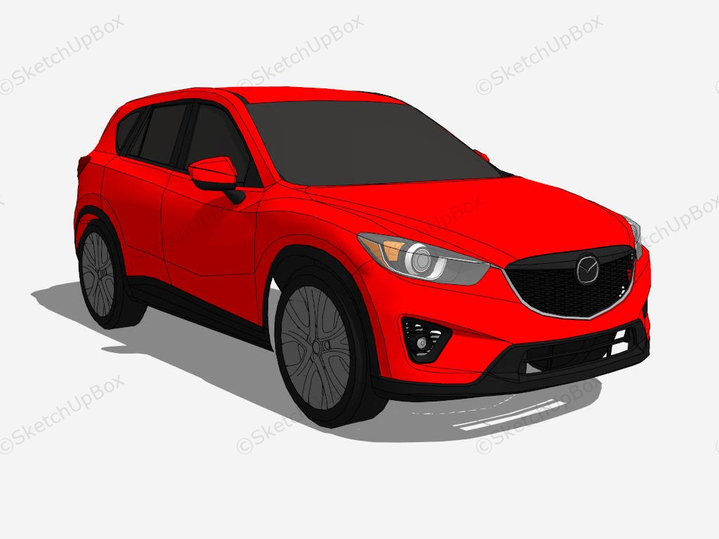 Mazda CX 5 sketchup model preview - SketchupBox