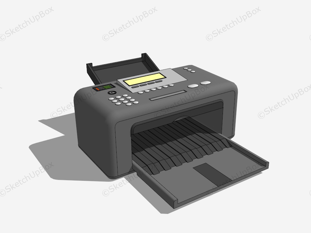 Printer Copy Machine sketchup model preview - SketchupBox