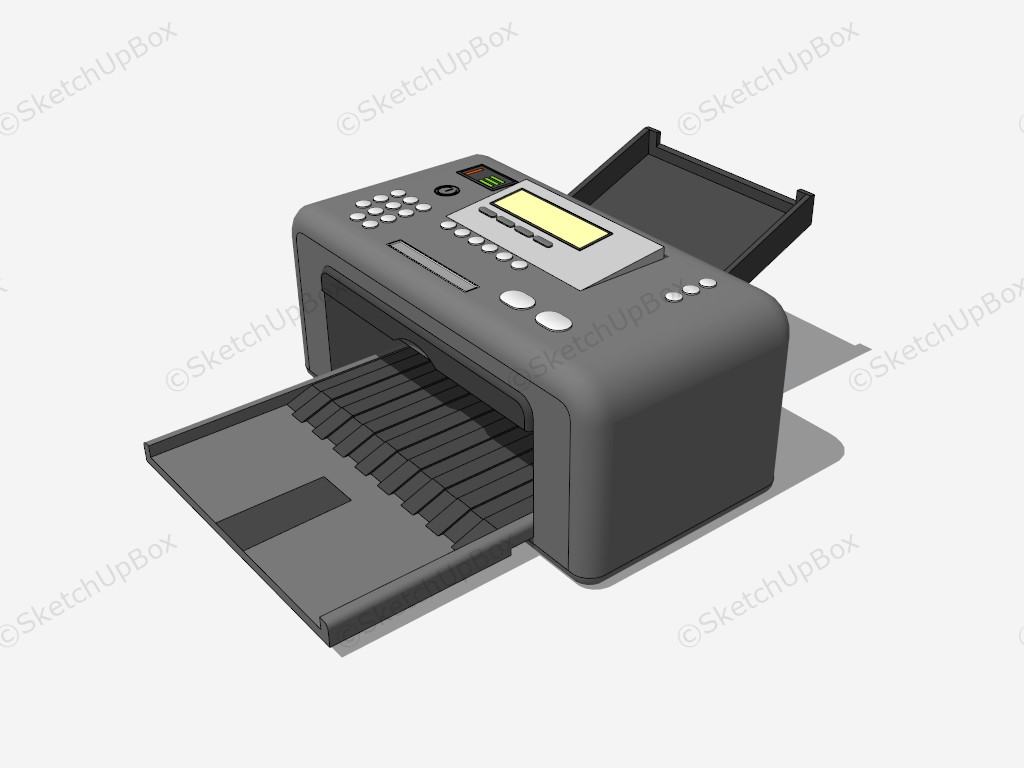 Printer Copy Machine sketchup model preview - SketchupBox