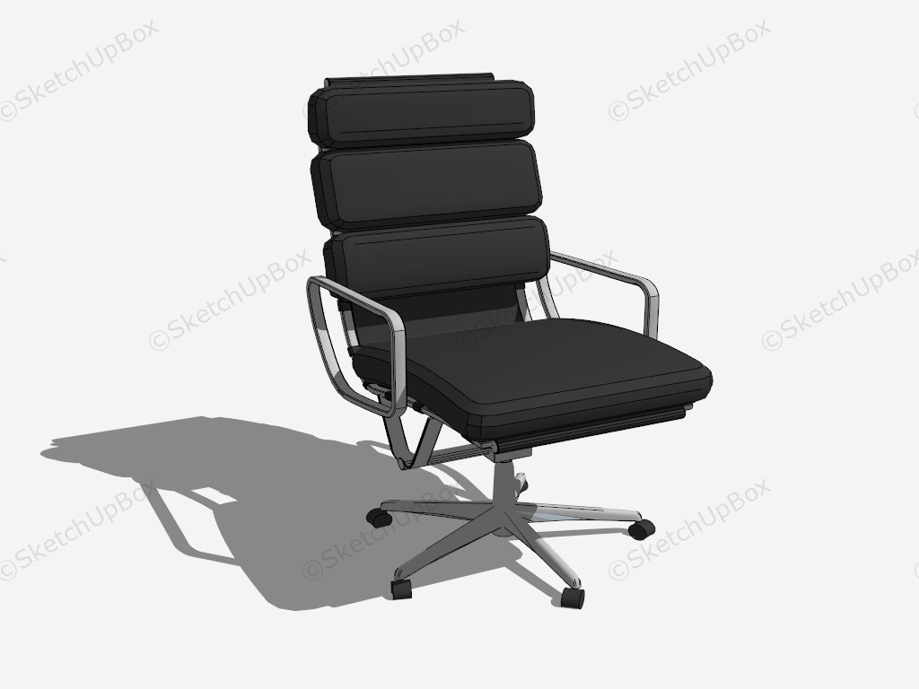 Executive Office Chair sketchup model preview - SketchupBox