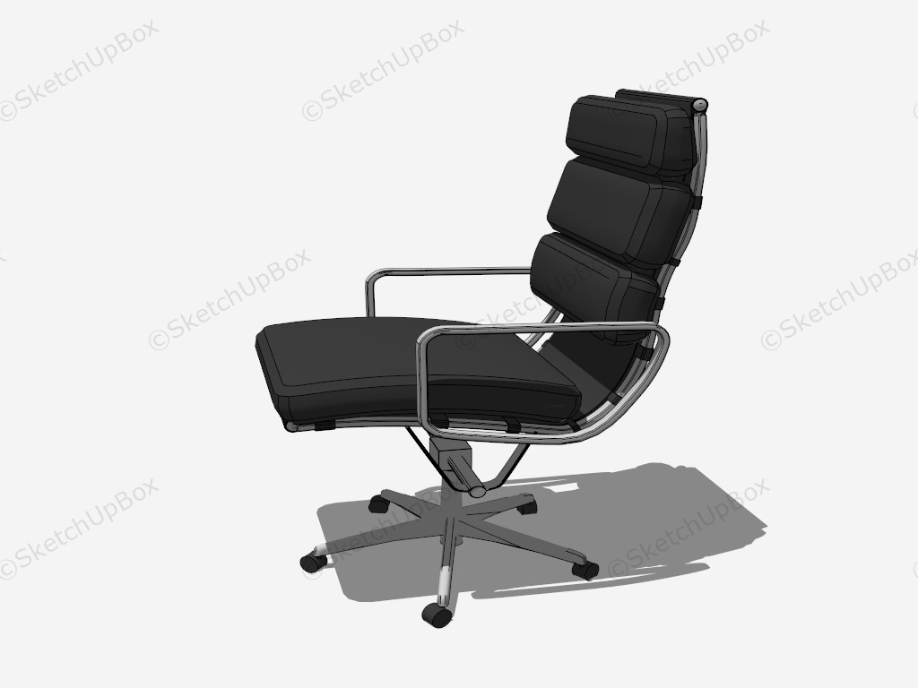 Executive Office Chair sketchup model preview - SketchupBox