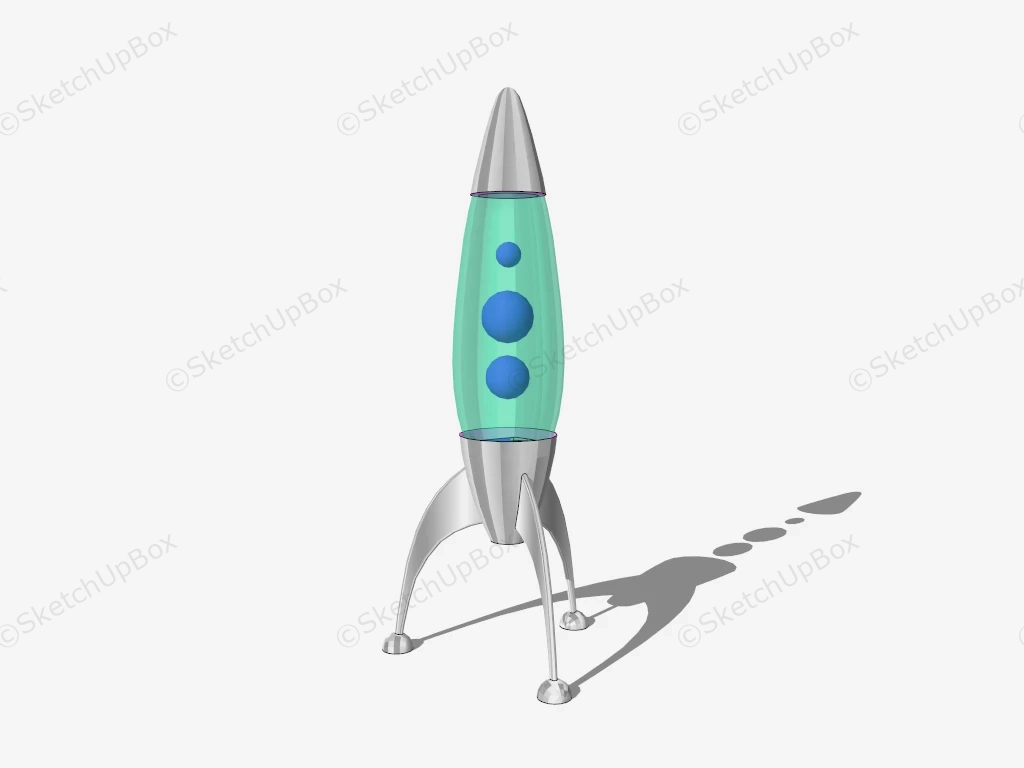 Rocket Ship Toy For Kids sketchup model preview - SketchupBox