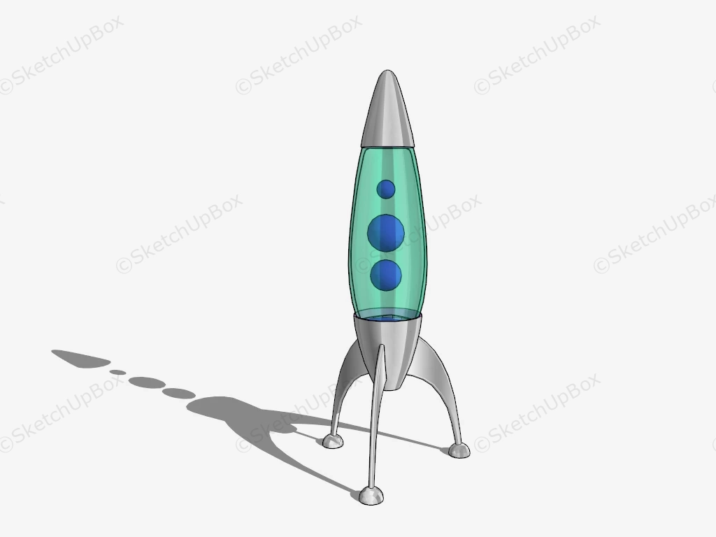 Rocket Ship Toy For Kids sketchup model preview - SketchupBox