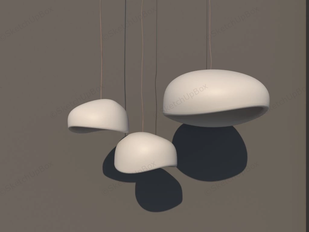 Creative Modern Pendant Lighting sketchup model preview - SketchupBox