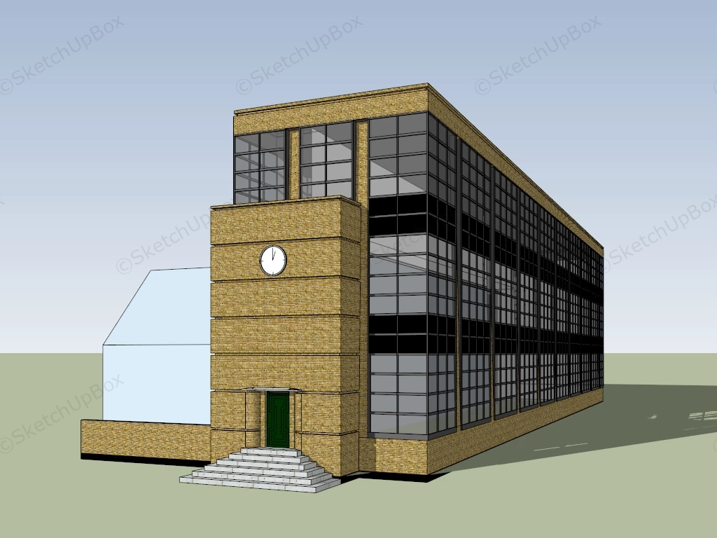 Research And Development Laboratory Building sketchup model preview - SketchupBox