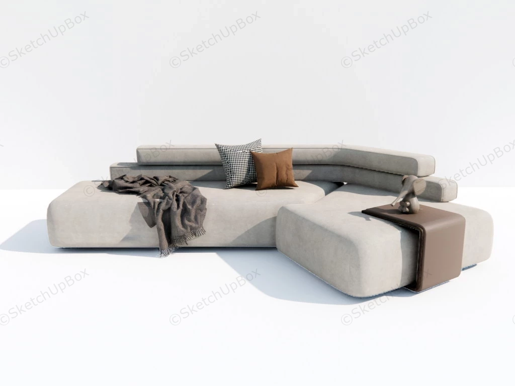 Combination Corner Sofa sketchup model preview - SketchupBox