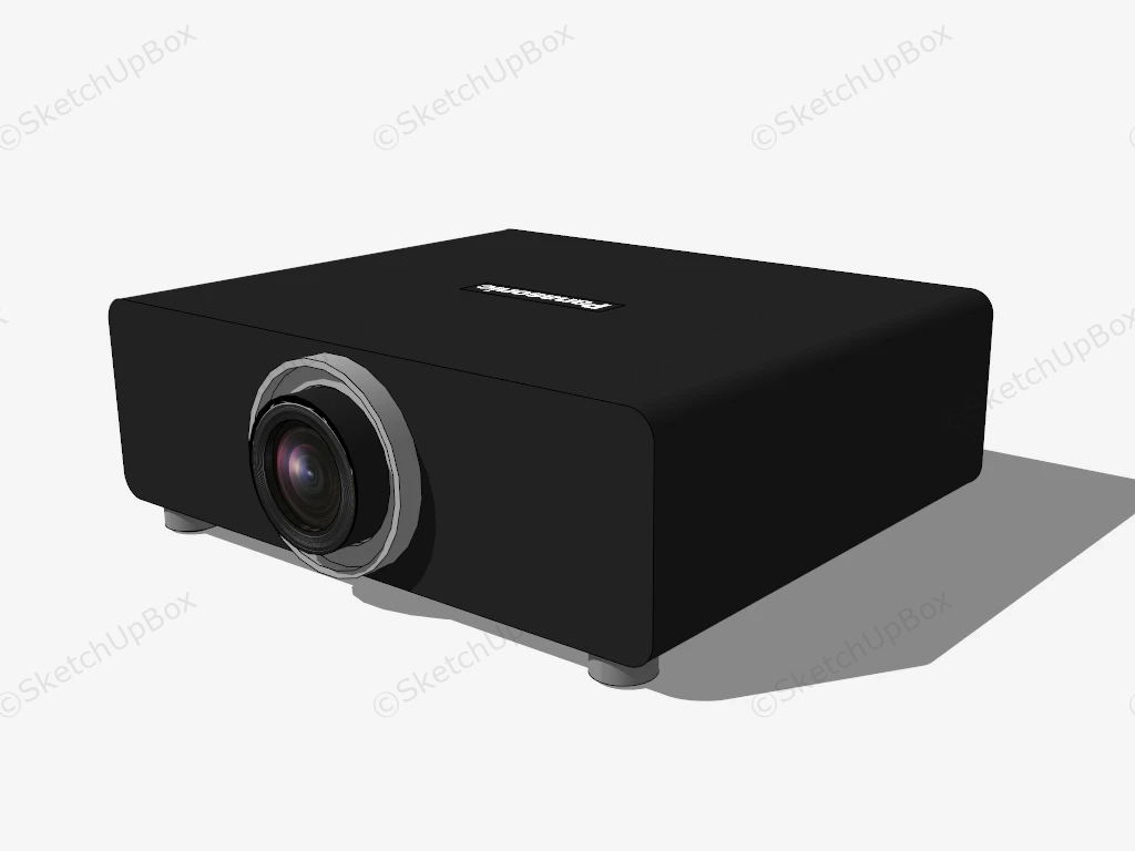 Panasonic Projector sketchup model preview - SketchupBox