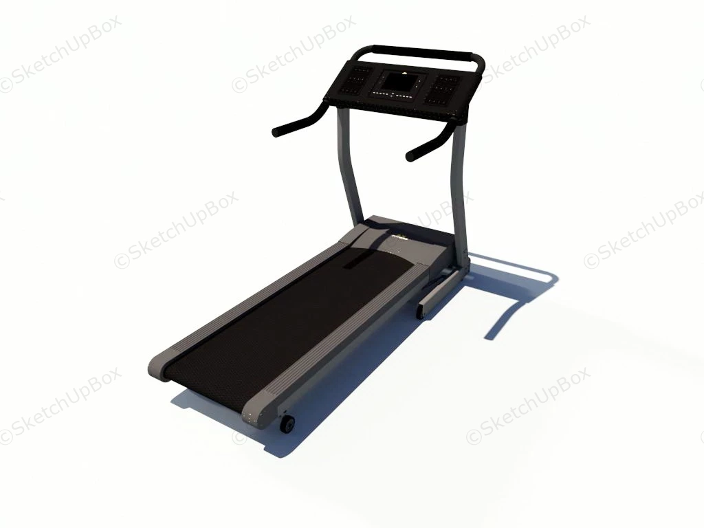 Electric Treadmill Machine sketchup model preview - SketchupBox