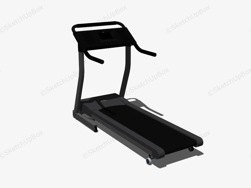 Electric Treadmill Machine sketchup model preview - SketchupBox