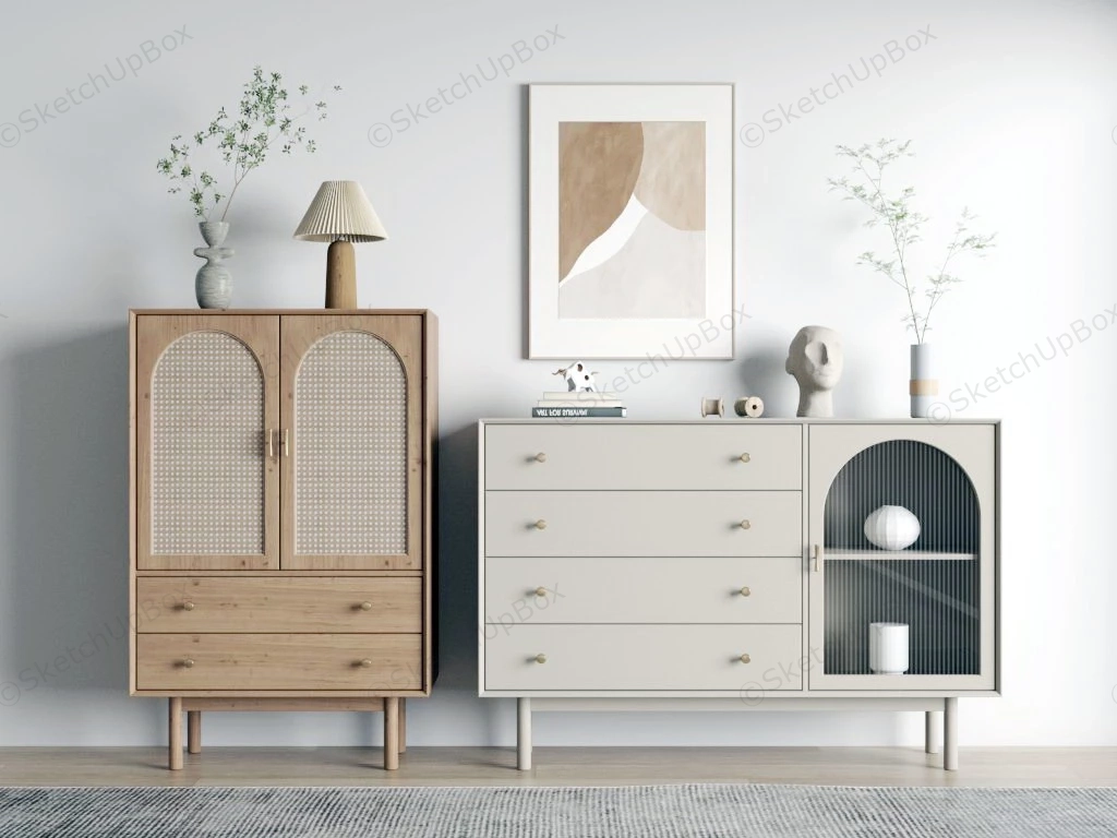 Modern Living Room Sideboards sketchup model preview - SketchupBox