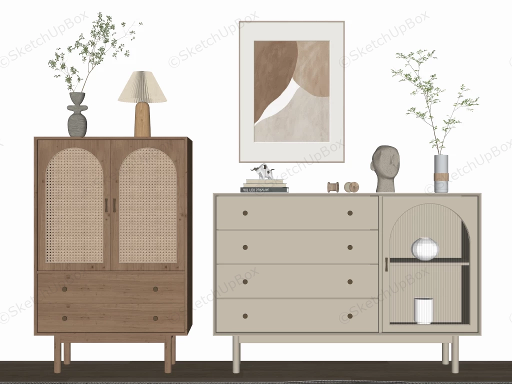 Modern Living Room Sideboards sketchup model preview - SketchupBox