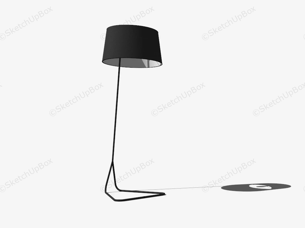 Minimalist Modern Floor Lamp sketchup model preview - SketchupBox