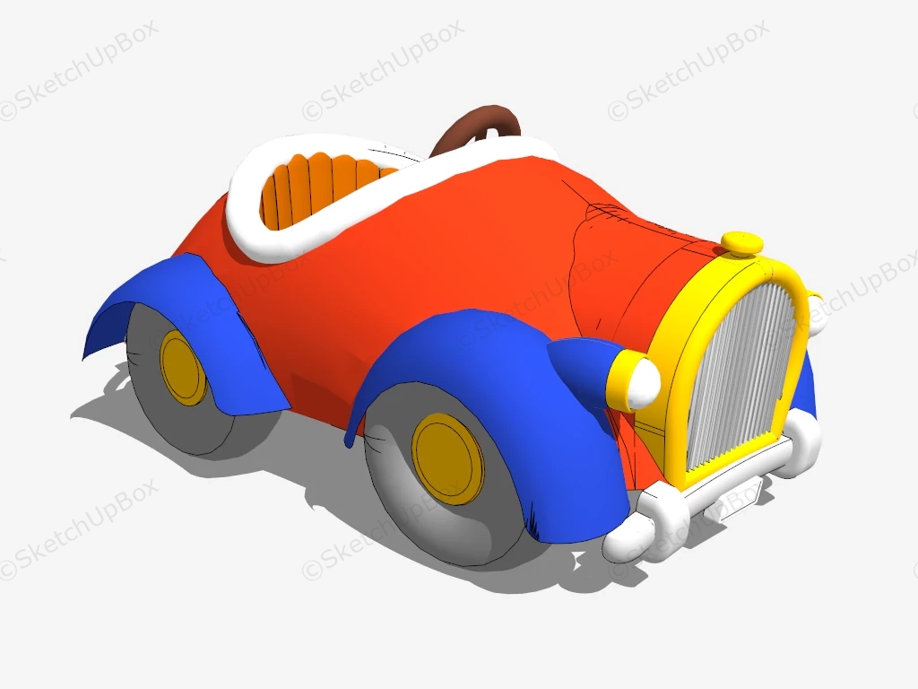 Ride On Toy Car sketchup model preview - SketchupBox